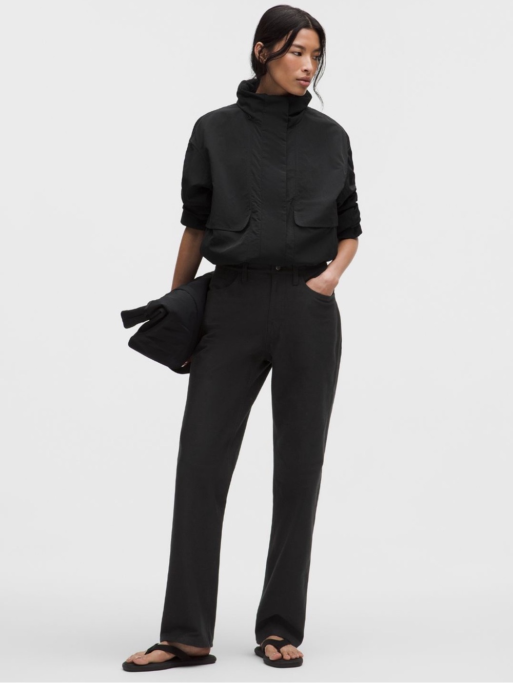 lululemon EasyFive Mid-Rise Relaxed-Straight Pant (Short)